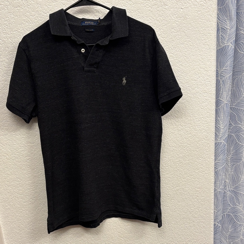 Polo Ralph Laurent Men's Polo Shirt dark grey size Large